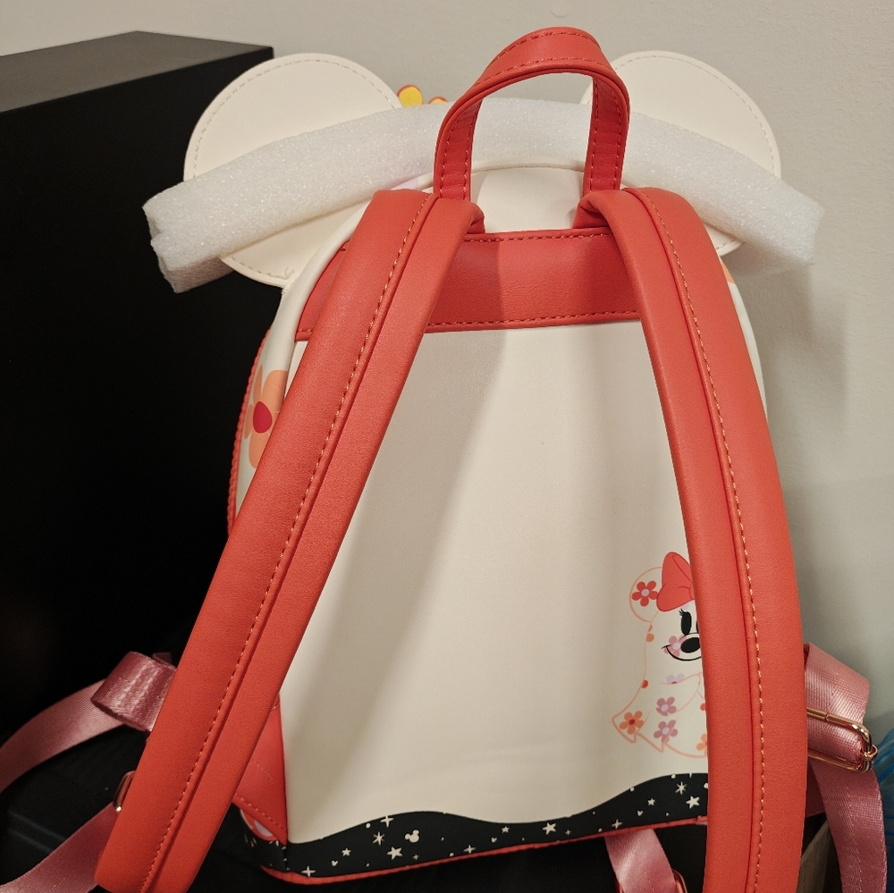 LoungeFly Minnie Mouse Halloween Light Up Backpack - Picture 3 of 6